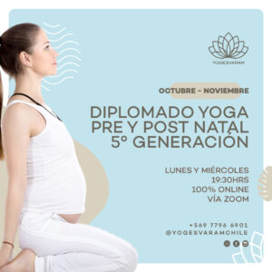 Diplomado yoga pre y post natal octubre - noviembre 2024